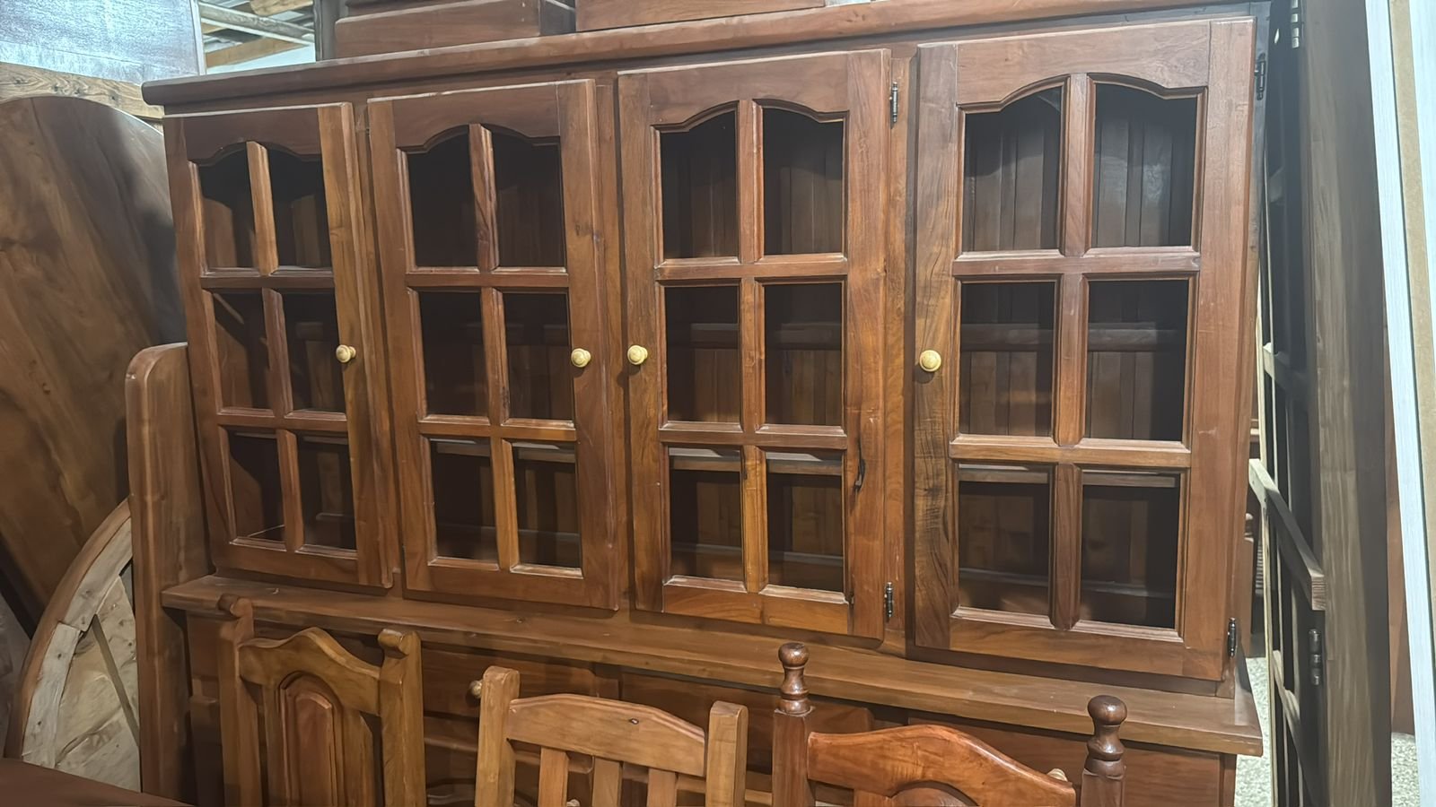 Modular Cristalero 4 Puertas